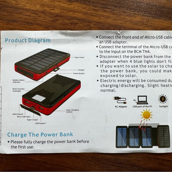 Solar Power Bank Charger - Picture 4 of 5